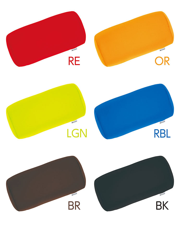 ポムポムクッション 専用替カバー 日本製 MOGU モグ パウダービーズ クッションカバー 小型 背中 腰 背当て 背もたれ 介護 うつ伏せ ゲーム ソファ 在宅ワーク むくみ 浮腫 筒形 円筒 枕 カラフル(代引不可)