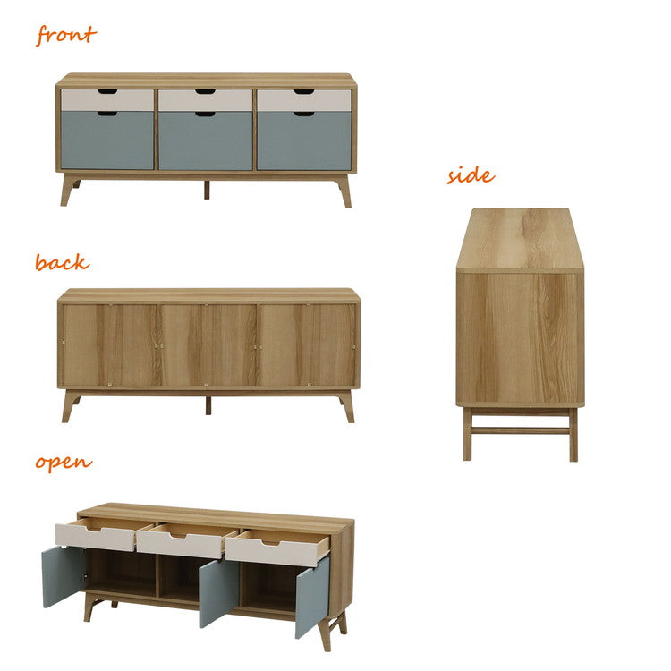 ルント ローキャビネット テレビ台 ローボード テレビボード 収納家具 リビング収納 ラック キャビネット インテリア 収納 収納棚 リビング ダイニング 棚 サイドキャビネット ミニキャビネット(代引不可)