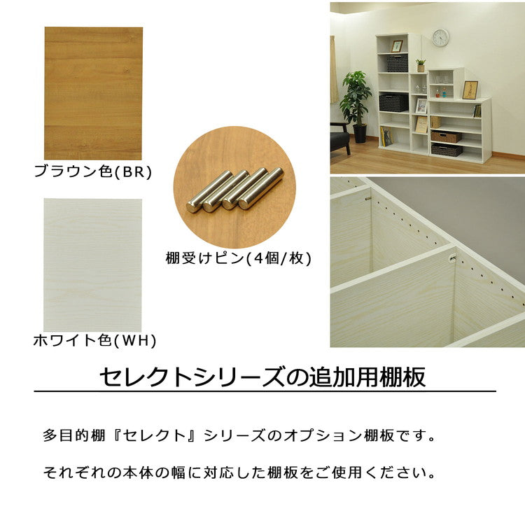 オプション棚 単品 セレクトシリーズ 40 幅40cmのものに対応 追加 棚 たな(代引不可)