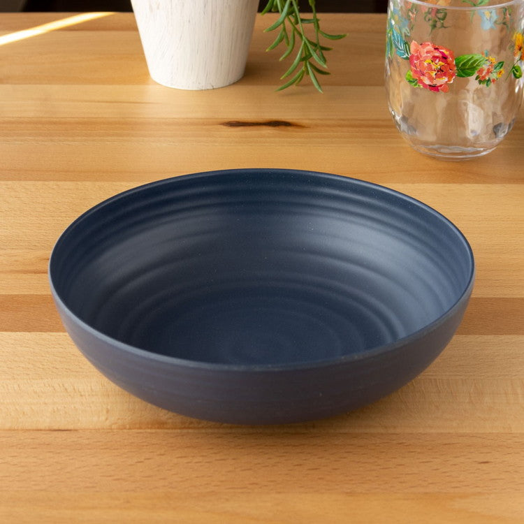planta アーティザン ローボウル 20cm ブルー ターホン TarHong メラミン食器 20cm 割れにくい おしゃれ 食洗機対応 ボウル お皿 深皿 エコ 可愛い 電子レンジ不可 食洗機対応(代引不可)