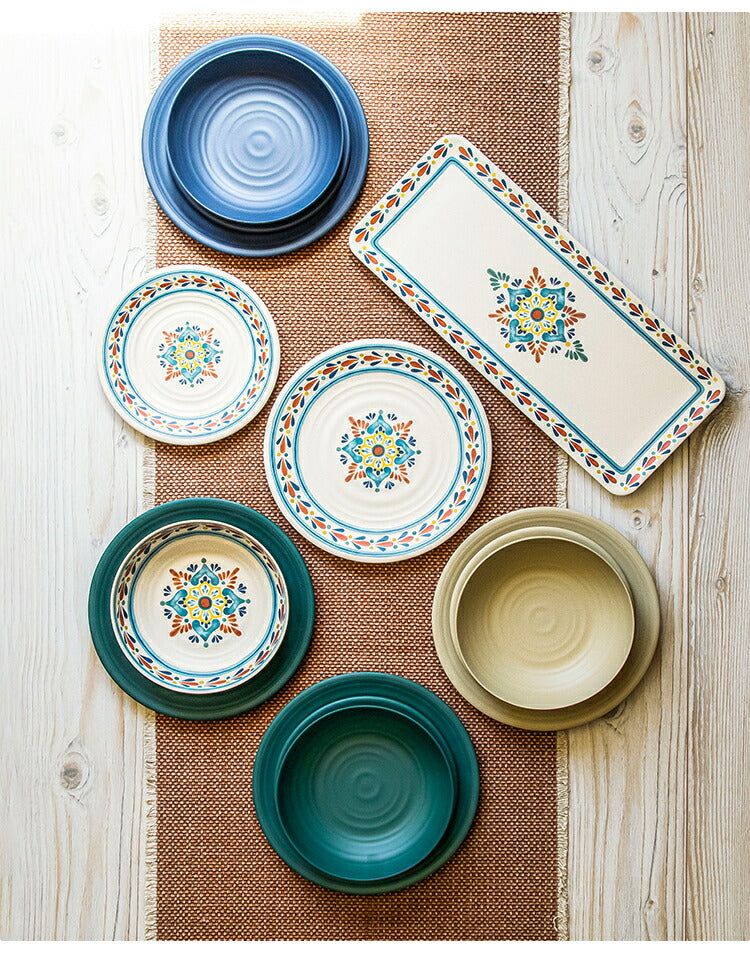 ラシーナメダリオン 13点セット メラミン食器 割れにくい おしゃれ 食洗機対応 ボウル お皿 深皿 可愛い 電子レンジ不可 食洗機対応 食器セット プレート(代引不可)