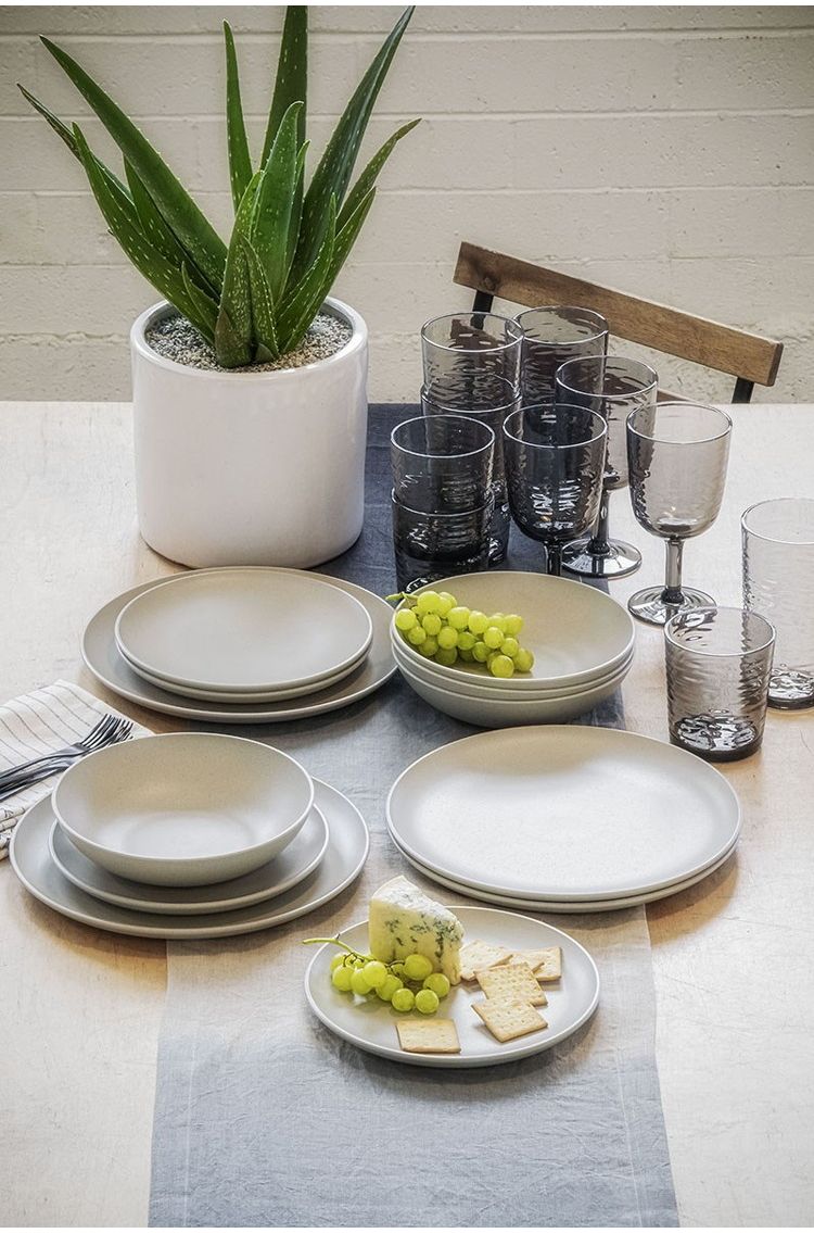 クープ ディナープレート 27cm ブラック TMXDN1108MBL ABODE Homeware 麦わらPP(ポリプロピレン樹脂/麦わら繊維) 27.4×2.1×2.1cm -20~140℃ 食洗機対応 自然由来 ベーシック シンプル(代引不可)