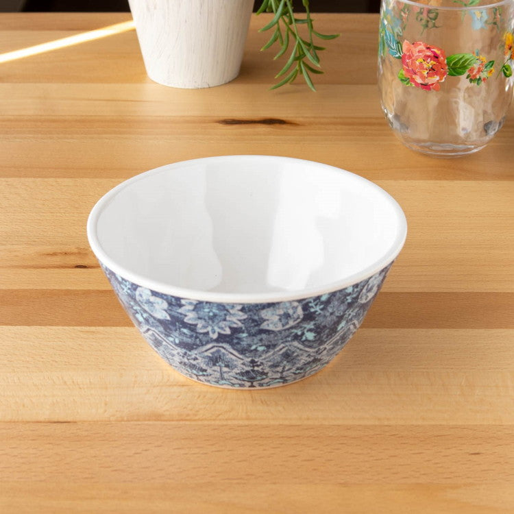 アトランティックブルーメダリオン シリアルボウル 16cm ターホン TarHong メラミン食器 16cm 割れにくい おしゃれ 食洗機対応 ボウル お皿 深皿 可愛い 電子レンジ不可 食洗機対応(代引不可)