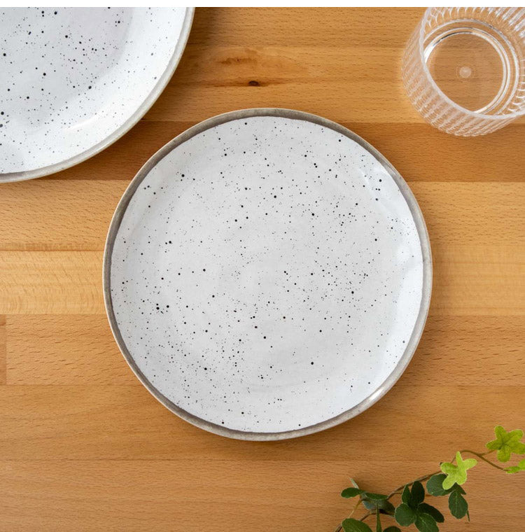 merge リトリートポタリー ホワイト 12点セット メラミン食器 割れにくい おしゃれ 食洗機対応 ボウル お皿 可愛い 電子レンジ不可 食洗機対応 食器セット プレート(代引不可)