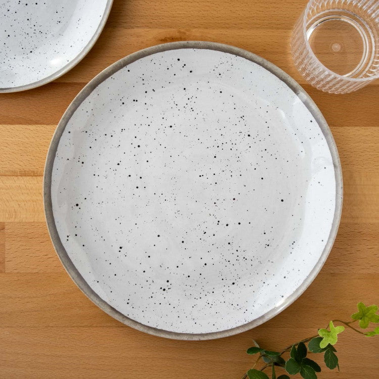 merge リトリートポタリー ディナープレート 27cm ホワイト ターホン TarHong メラミン食器 27cm 割れにくい バンブー おしゃれ 食洗機対応 プレート お皿 エコ ワンプレート 大皿(代引不可)