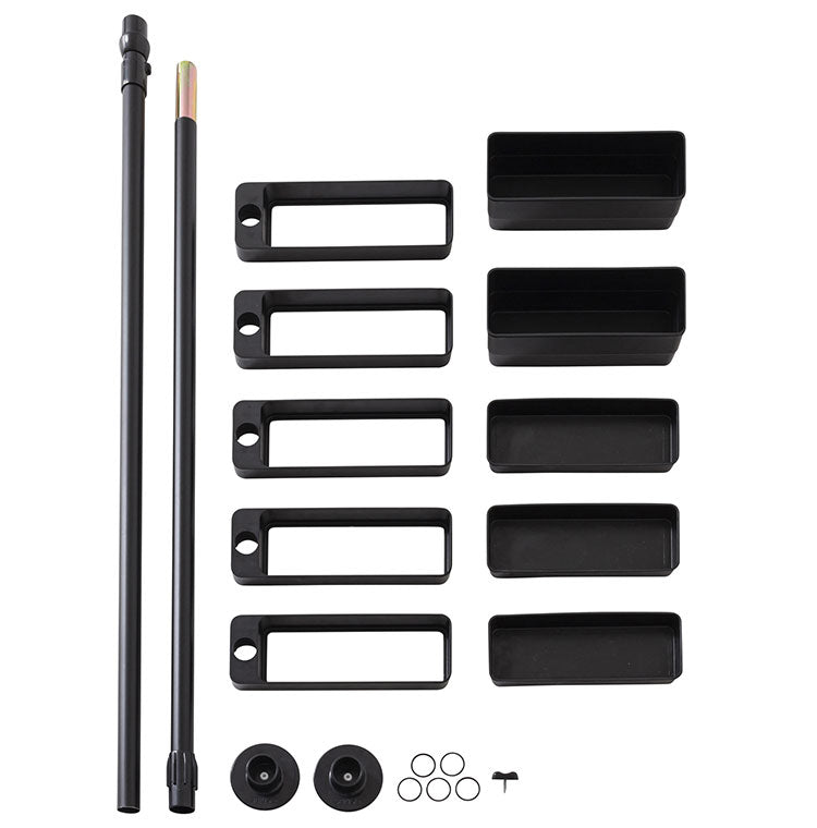 セキスイ つっぱり式スリムラック TSR-LBK 積水樹脂 突っ張り 収納 省スペース コンパクト(代引不可)