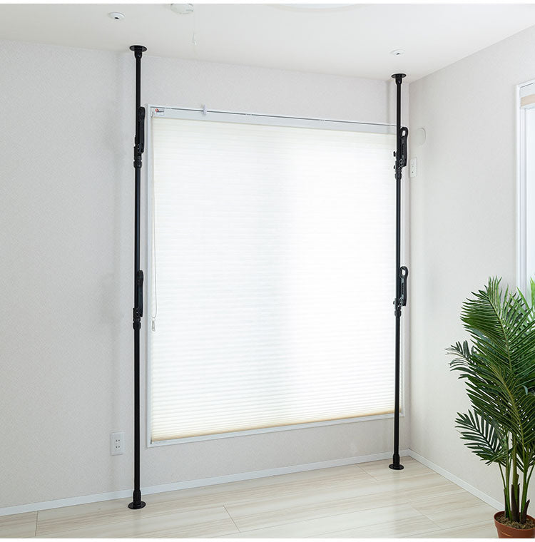 セキスイ つっぱり式ダブルポール 高さ200~275cm TWP-BK 積水樹脂 物干し ものほし 干し台(代引不可)