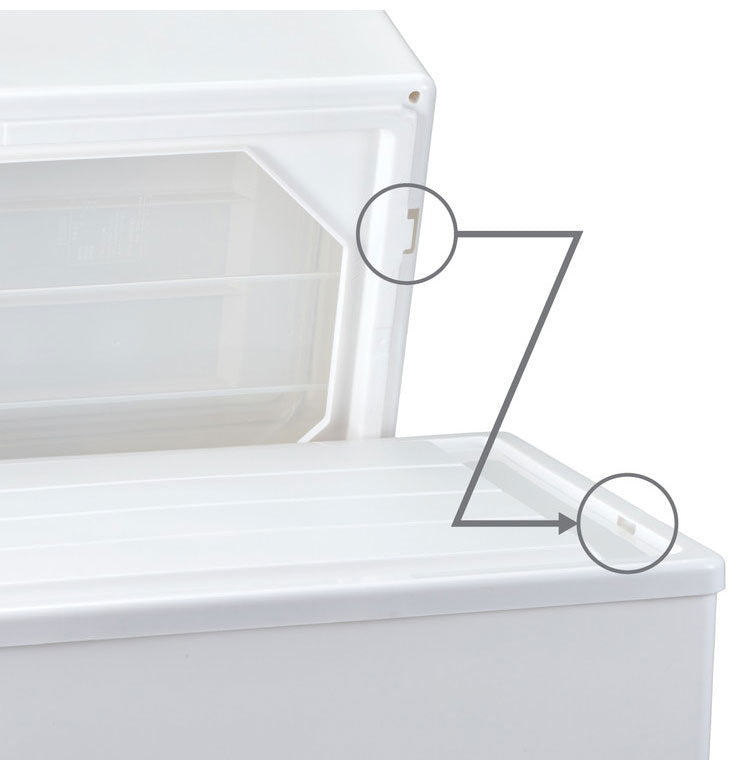 【2個セット】 天馬 fits フィッツ 衣装ケース 衣類ケース 衣装BOX 衣類BOX BOX収納 衣類収納 ケース 押し入れ タンス クローゼット WIC 整理 衣替え 幅44cm 奥行53cm 高さ18cm ホワイトクリア 53-44S(代引不可)