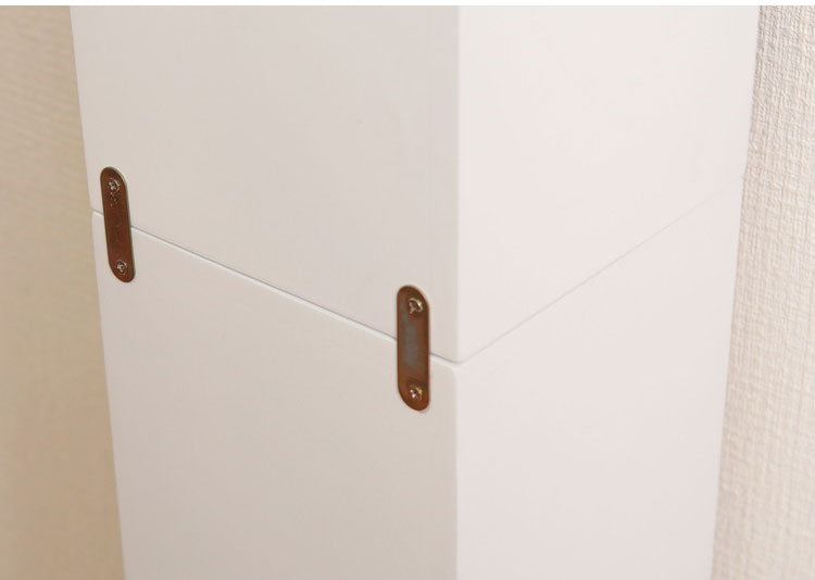 スタッキングdeトイレ収納 オープン トイレ収納 トイレラック 棚 ラック スリム 省スペース トイレットペーパー 掃除用品 収納 単品 自由に 組み合わせ 棚板の高さ 調節可能 幅15cm 奥行15cm 高さ30cm(代引不可)