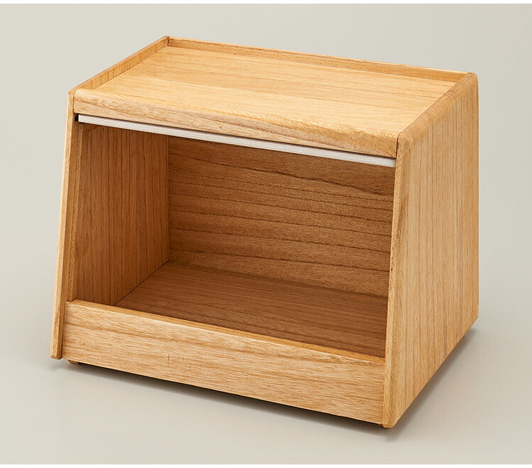 kirisai 日本製 桐のパン櫃 ブレッドケース パンケース 桐 木製 桐製 調湿 2斤サイズ 食パン 収納 ブレッドボックス 保存容器 おしゃれ OSPP-2(代引不可)