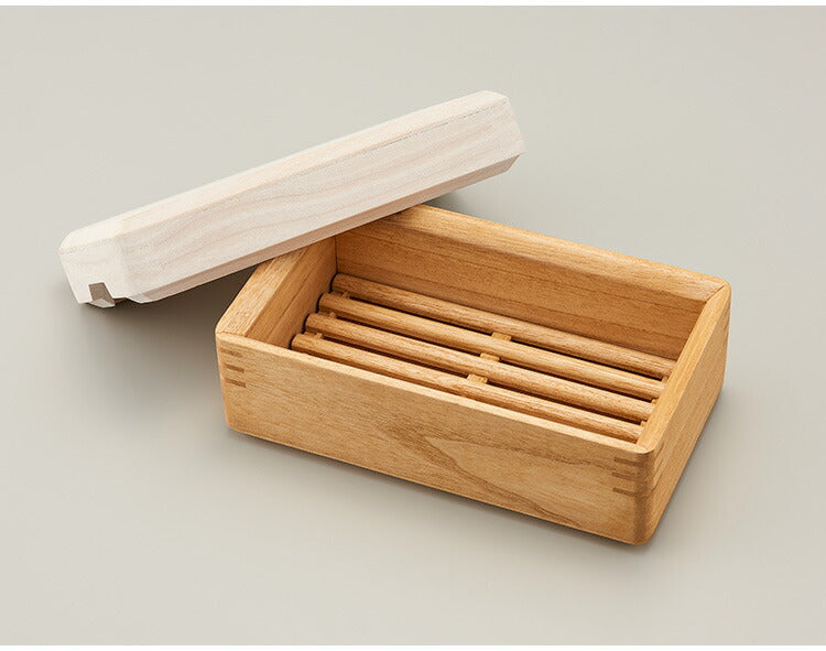 kirisai 日本製 桐のレンジでむし鉢 蒸し器 電子レンジ対応 蒸気でふっくら 調湿 桐 木製 桐製 せいろ 専用スノコ付き 長方形 スリム 蒸し野菜 肉まん シュウマイ おしゃれ OSM-1(代引不可)