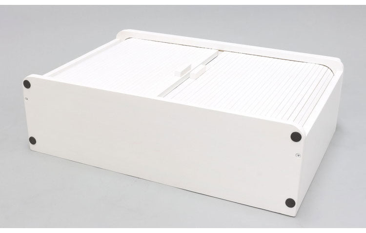 ジャバラ扉式調味料ケース ホワイト 卓上 調味料ケース 調味料ラック スパイスラック カウンター上収納 カウンター収納(代引不可)