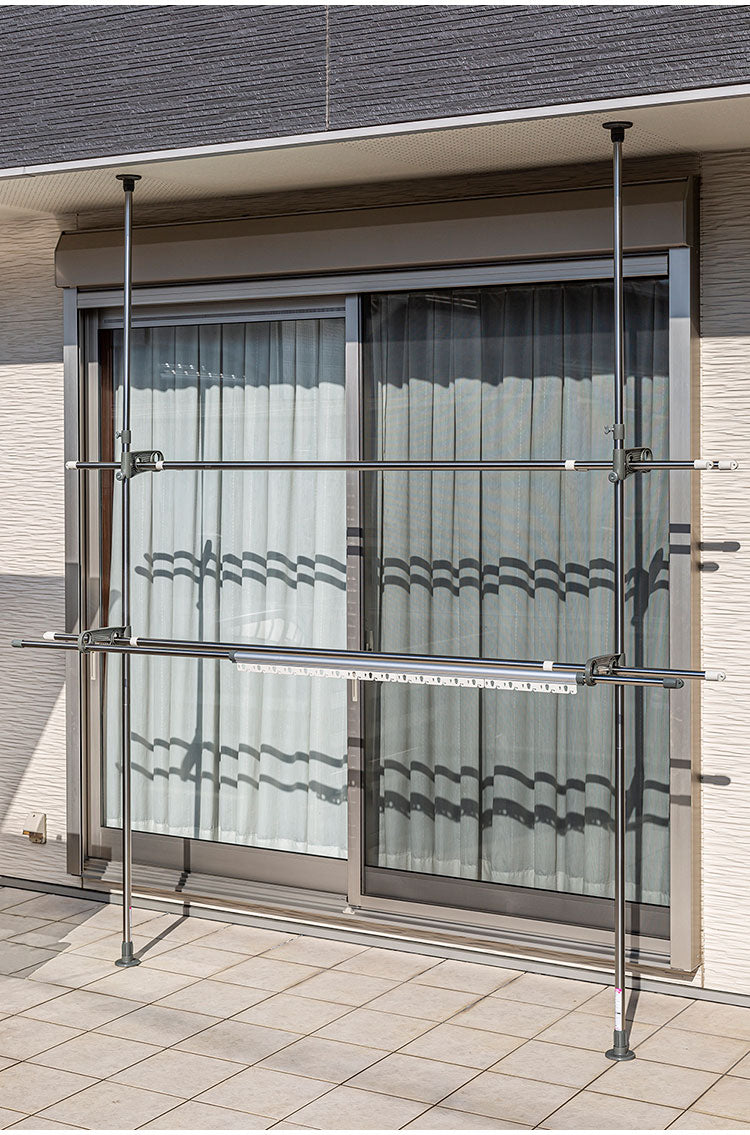 セキスイ ステンレス ベランダ用物干し台 スタンドポール DSL-20 積水樹脂 物干し ものほし 干し台(代引不可)