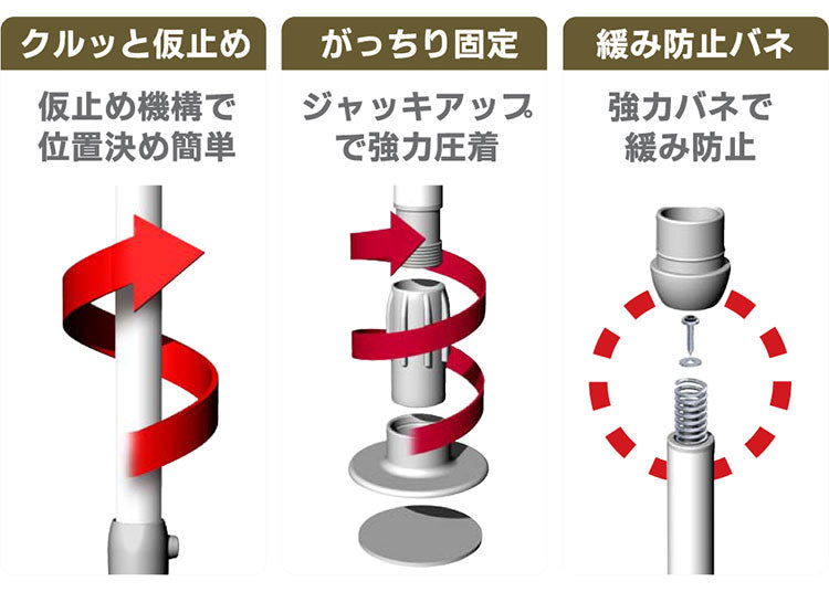 セキスイ つっぱり式 スリムラック TSR2-W 積水樹脂 突っ張り 収納 省スペース コンパクト(代引不可)