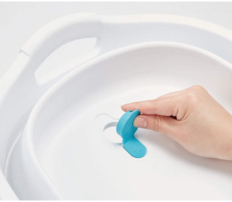 日本製 折りたたみ ソフトタブ ワイド 23L 折り畳み つけ置き タブ バスケット 水抜き栓付き 洗濯かご ランドリーバスケット つけ置き洗い(代引不可)