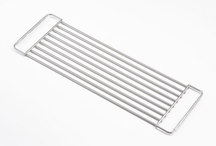 ヨシカワ 日本製 燕三条 Hi! シンクラック 奥行57cm しっかり頑丈サポートラック ステンレス製 水切りラック キッチンラック まな板置き フライパン置き 棚 キッチン収納 Yoshikawa おしゃれ シンプル