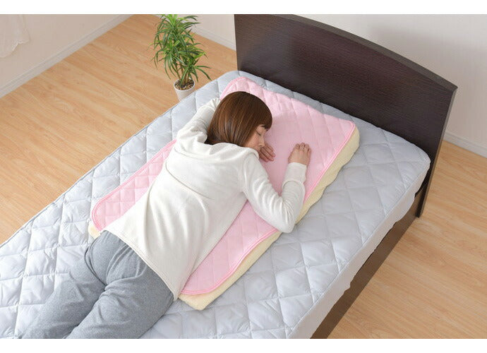 なだらか枕専用パッド 55×90cm 標準サイズ用 枕カバー 綿100% パイル生地 洗濯OK 選べる2色(代引不可)