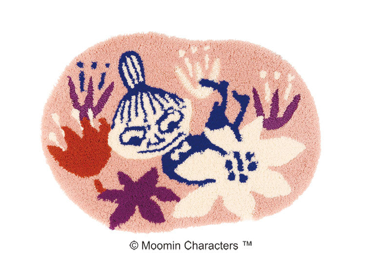 マット 日本製 55×75cm ムーミン MOOMIN KOBANA mat コバナ マット 玄関マット ラグマット 防ダニ 北欧 おしゃれ(代引不可)