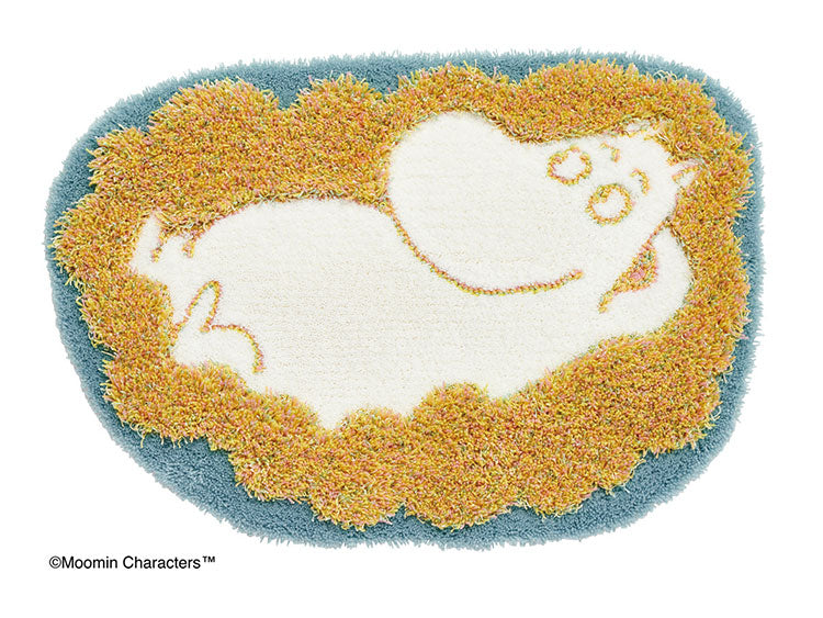 マット 日本製 45×60cm ムーミン MOOMIN FLUFFY MOOMIN MAT フラッフィー ムーミンマット ラグマット 玄関マット 防ダニ 北欧 おしゃれ(代引不可)