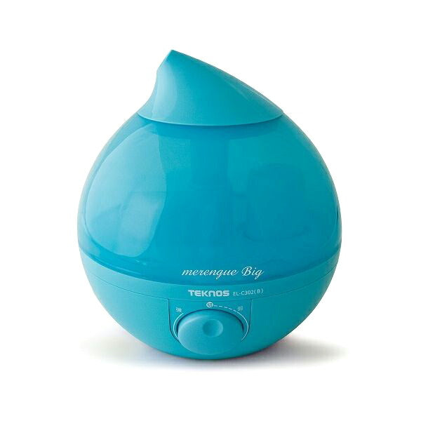 TEKNOS テクノス 滴型超音波加湿器 3.6L メレンゲ ブルー EL-C302(B) 暖房 冬 部屋 室内 あったか 冬物 器具 電気 家電