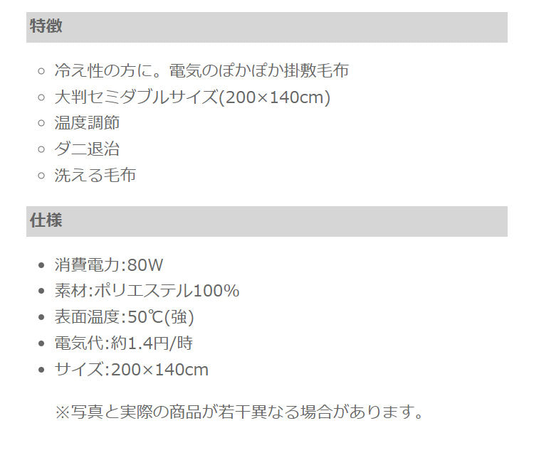 テクノス 大判 掛け敷き毛布 冬 一人暮らし 部屋 室内 あったか 冬物 家電 節電 TEKNOS EM-8014