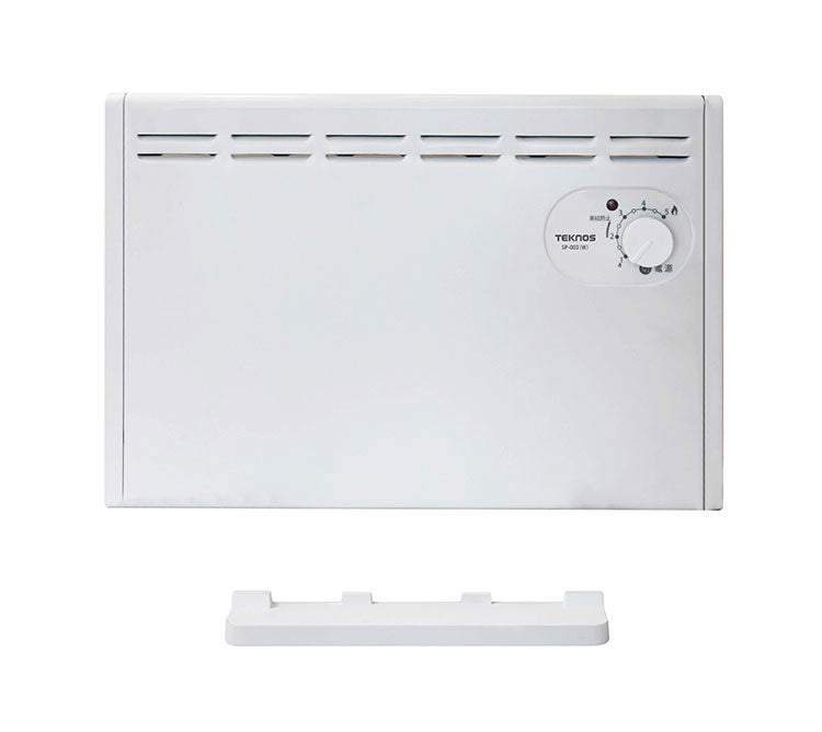 テクノス TEKNOS パネルヒーター 壁掛との2WAY 寒冷地仕様 シーズ管 320W 冬 一人暮らし 部屋 室内 あったか 冬物 家電 節電 SP-003 W ホワイト 凍結防止 床置き 壁掛け 転倒OFF 温度調節 リビング