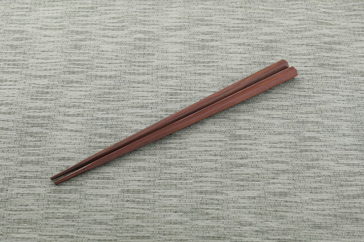 三代目紫檀六角箸(大)(代引不可)