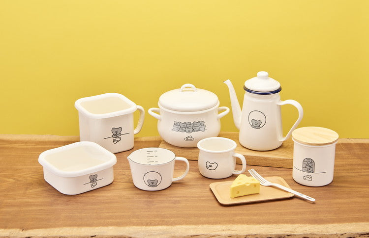 「ねずみのANDY」ホーローカフェポット キャラクター キッチン用品 かわいい(代引不可)