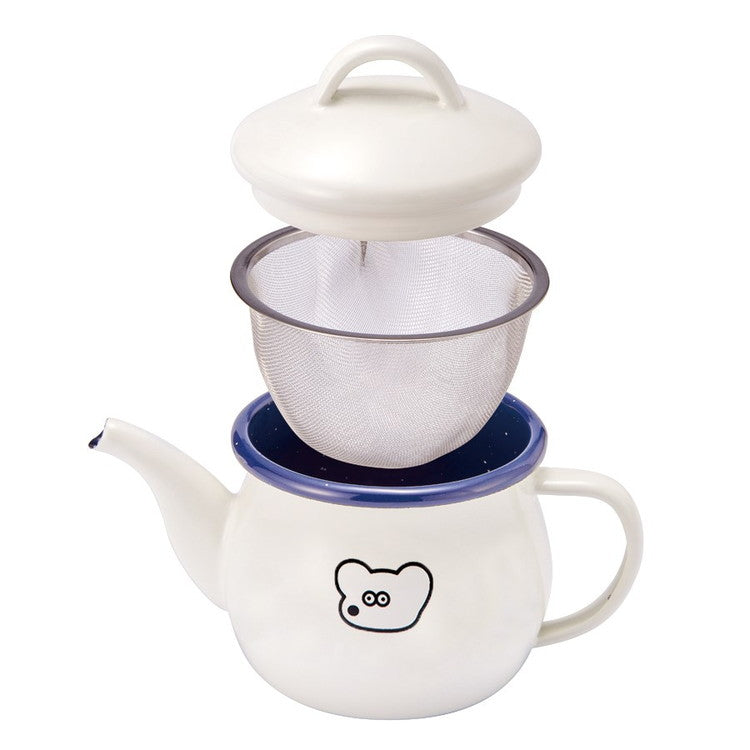 「ねずみのANDY」ホーローティーポット キャラクター キッチン用品 かわいい(代引不可)