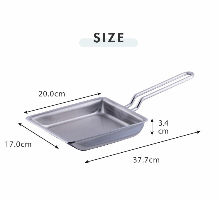 【正規品 正規代理店】ジオ プロダクト 玉子焼 (GEO-15EP) 卵焼きエッグパン 四角 オールステンレス メーカー15年保証 ガス火・IH対応【日本製】 ジオプロダクト(代引不可)