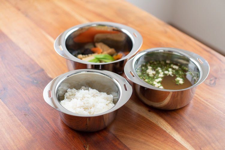 JN-ST-1 Miyaco 宮崎製作所 十得鍋 重なるお鍋セット ソースポットセット 16 18 20cm 兼用蓋 片手ハンドル 収納 スタッキング 無水調理 無油調理 IH対応(代引不可)