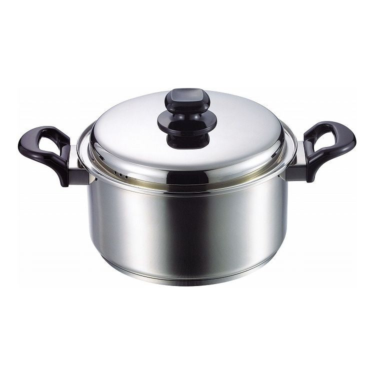 マイクレストII ステンレス両手鍋22cm(代引不可)