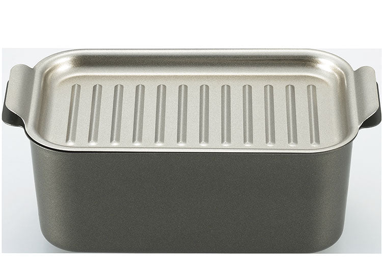 鉄製 角型天ぷら鍋 フタ付き 燕 天ぷら鍋 揚げ物 鍋 トレイ兼用 フタ付き 揚げ鍋 フライヤー 便利 ギフト