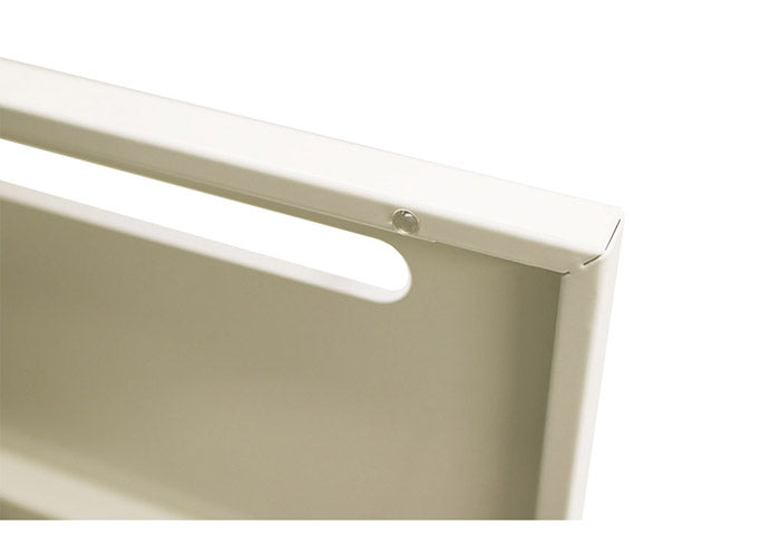 ロッカー 4人用 ダイヤル錠式 高さ105cm 完成品 パーソナルロッカー 鍵付き メールロッカー 2×2段 キャビネット オフィス収納 A4 メールボックス ホワイト ブラック オフィス家具(代引不可)