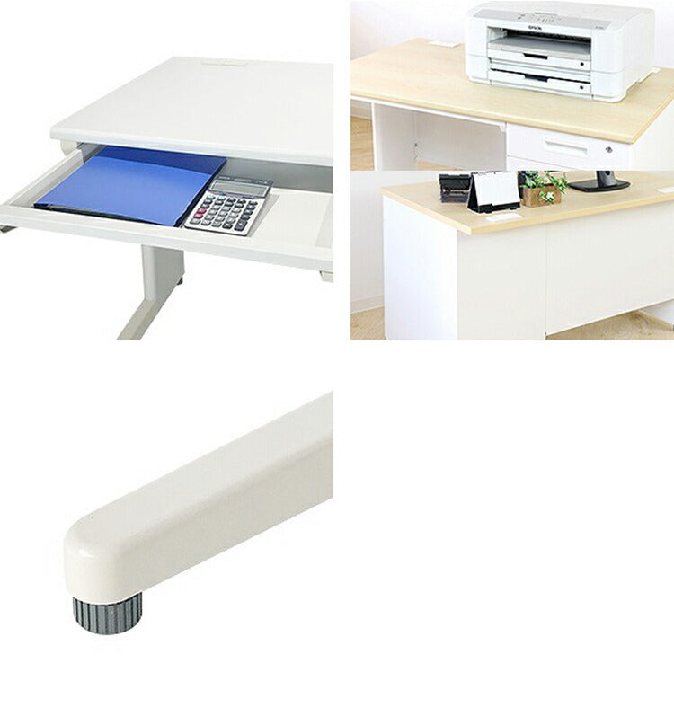 オフィスデスク 平机 幅120×奥行き70cm デスク スチールデスク 事務机 事務用デスク ワークデスク パソコンデスク PCデスク 事務デスク 学習机 学習デスク 業務用(代引不可)