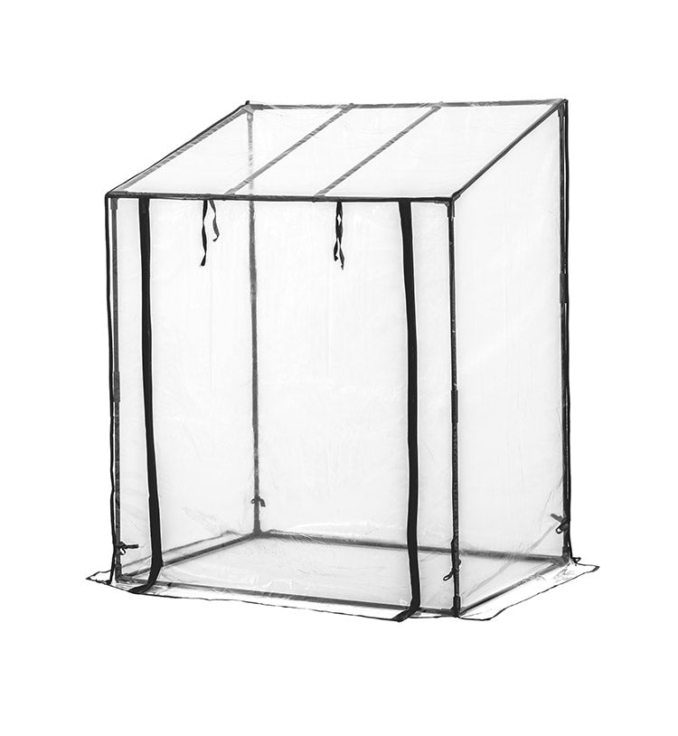 専用カバー フラワースタンド用温室 ブラック 組み立て簡単 工具不要 ビニール温室棚 フラワースタンド 専用