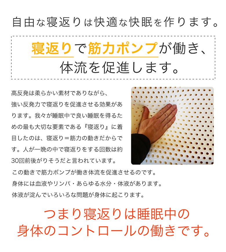 まくら 枕 高反発 抗菌 ダニ カビ 臭い 消臭 ラテックス高反発枕 LOHATEX ネックサポートピロー 大サイズ 60*40*10/12cm【QX03】(代引不可)