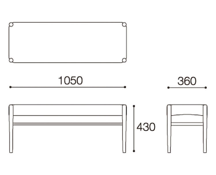 エッダ EDDA ダイニングベンチ 北欧ビンテージスタイル シンプルデザイン オイルフィニッシュでナチュラル&ハンドメイド ハイクオリティロープライス 105cm×36cm ベンチ 椅子 いす イス ホワイト(代引不可)
