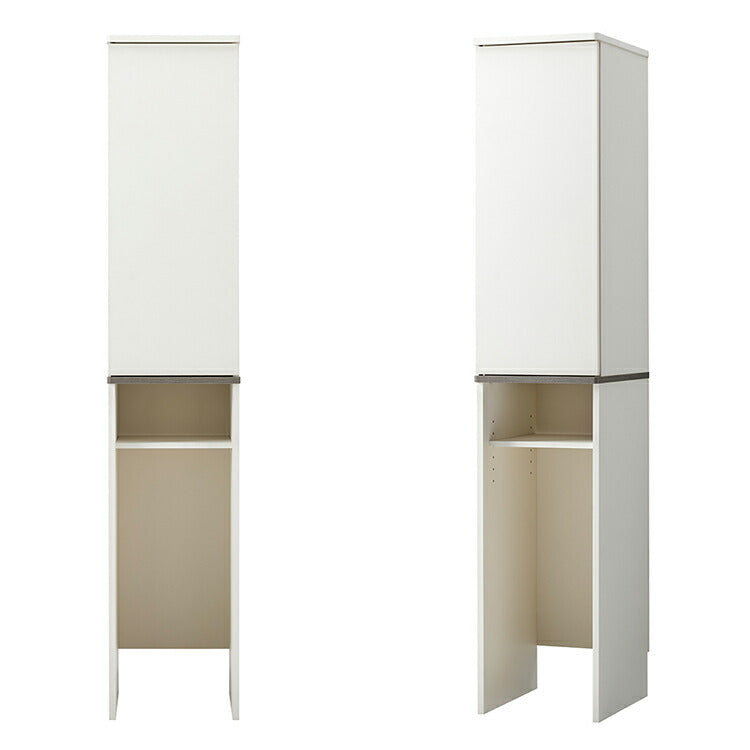 食器棚 幅35cm×180cm ゴミ箱収納付き 隙間収納 プラシア レンジ台 ゴミ箱 上 収納 食器棚 スリム キッチン収納 キッチンボード ゴミ箱収納 キッチンキャビネット(代引不可)