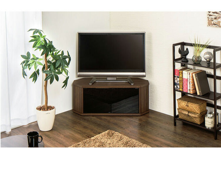 テレビ台 コーナー テレビラック ラック テレビ 角 幅100 RCA-1000AV-CR TV台 AVラック テレビボード キャスター コーナーボード(代引不可)