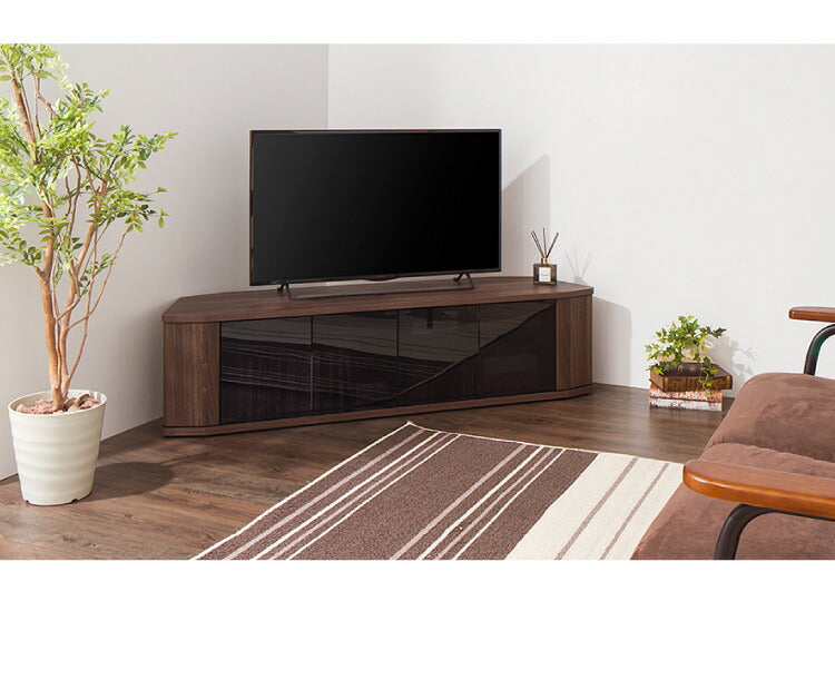 テレビ台 コーナー テレビラック ラック テレビ 角 幅149 RCA-1500AV-CR TV台 AVラック テレビボード キャスター コーナーボード(代引不可)