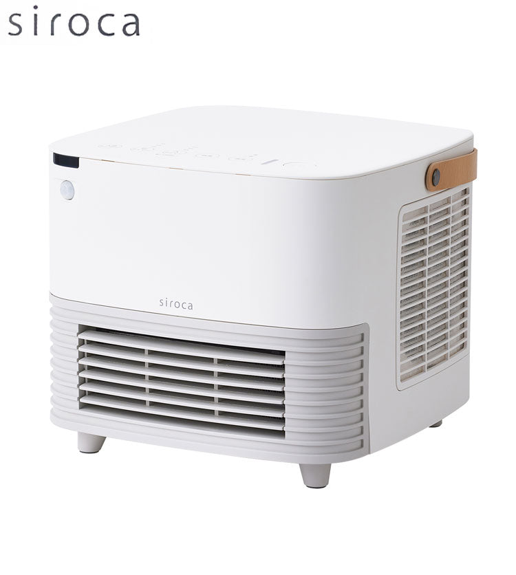 シロカ 人感センサー付き 大風量セラミックファンヒーター SH-CF131 siroca ホワイト