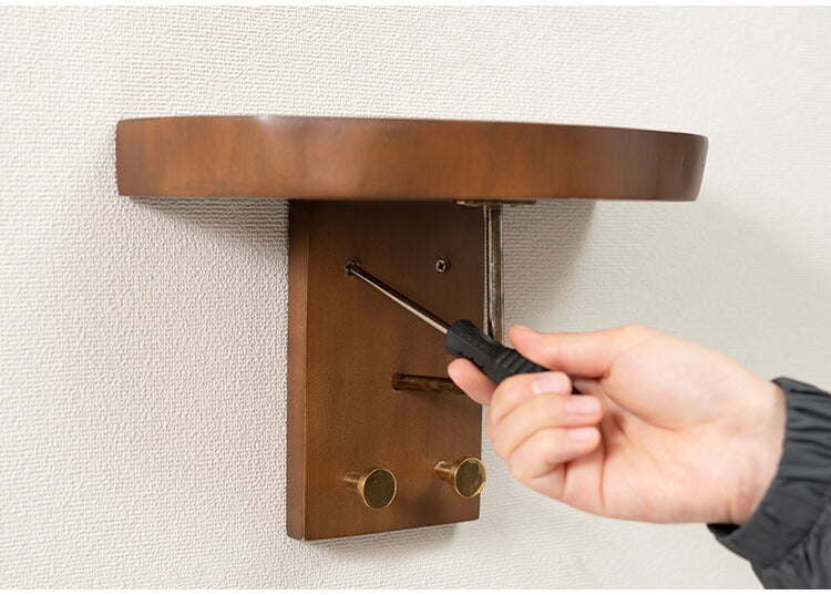 タオルハンガー マホガニー フック付き タオル掛け タオルホルダー 壁掛け 収納 収納棚 木製 天然木 ブラウン マホガニー材 木 おしゃれ シンプル ナチュラル 北欧 カントリー カントリー調 ゴールド(代引不可)