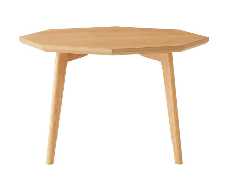 オクタゴンテーブル 幅60cm 8角形 天然木 木製 木目調 センターテーブル リビングテーブル テーブル 北欧 おしゃれ シンプル かわいい 新生活 ソファ 座椅子 一人暮らし(代引不可)