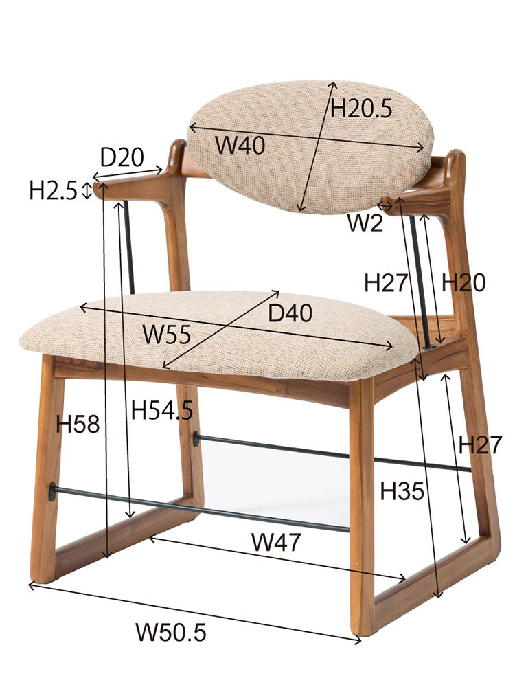 フロアチェア チェア おしゃれ 一人暮らし ファブリック 木製 肘つき アームレスト リビング ダイニング ナチュラル クッション 大きめ ゆったり(代引不可)