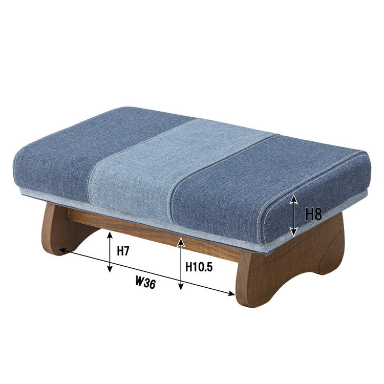 正座椅子 正座イス チェア ローチェア スツール おしゃれ かわいい 子供 デニム 布地 コットン 和室 畳 正座 子ども部屋 姿勢 枕 フロア 床 カジュアル シンプル(代引不可)