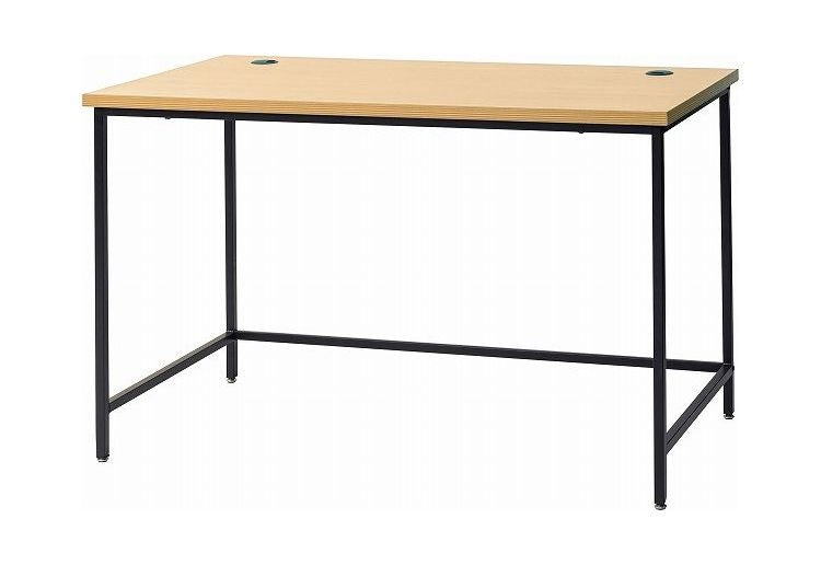 デスク パソコンデスク 120cm 学習机 勉強机 机 おしゃれ 木目調 ナチュラル スチール脚 オフィスデスク シンプルデスク テーブル 在宅勤務 テレワーク リモートワーク(代引不可)