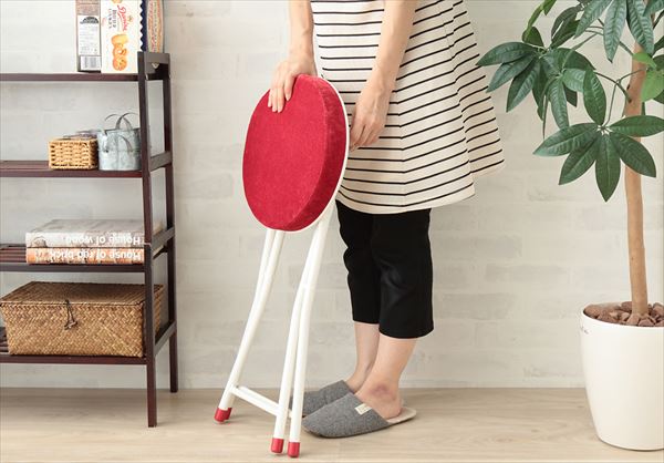 スツール 折りたたみ コンパクト クッション 北欧 おしゃれ 椅子 イス いす チェア カウンターチェア バーチェア パソコンチェア PCチェア ロンダ