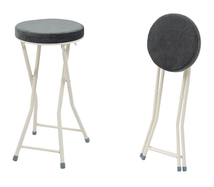 スツール 隙間収納 ロック付き ハイスツール フォールディング 折りたたみ 椅子 いす イス チェア 腰掛け おしゃれ シンプル アームレス 肘なし 背もたれなし コンパクト 北欧(代引不可)