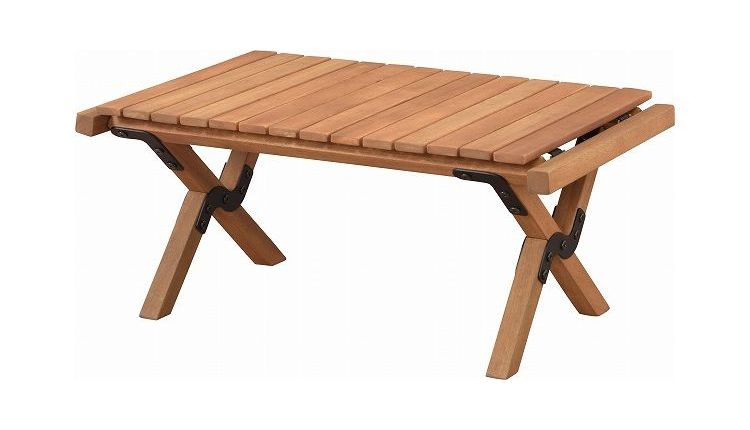 マシュー ロールトップテーブル アウトドアテーブル 折りたたみ テーブル 木製 アウトドア ロールトップテーブル 簡単設置 コンパクト 収納袋付き リビングテーブル 室内(代引不可)